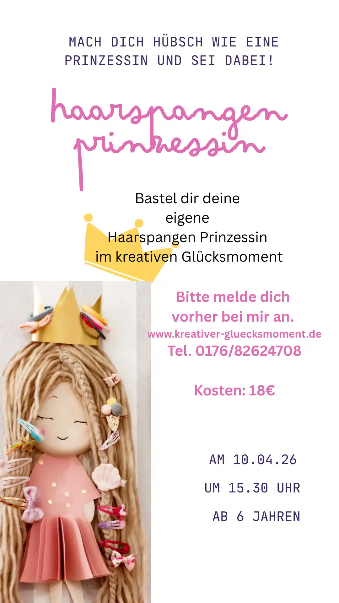 Haarspangen Prinzessin